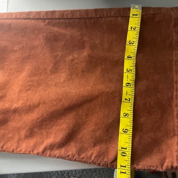 Wrangler Womens 16 High Rise Fierce Flare Corduroy Pants Brown Boho Festival - Picture 11 of 12